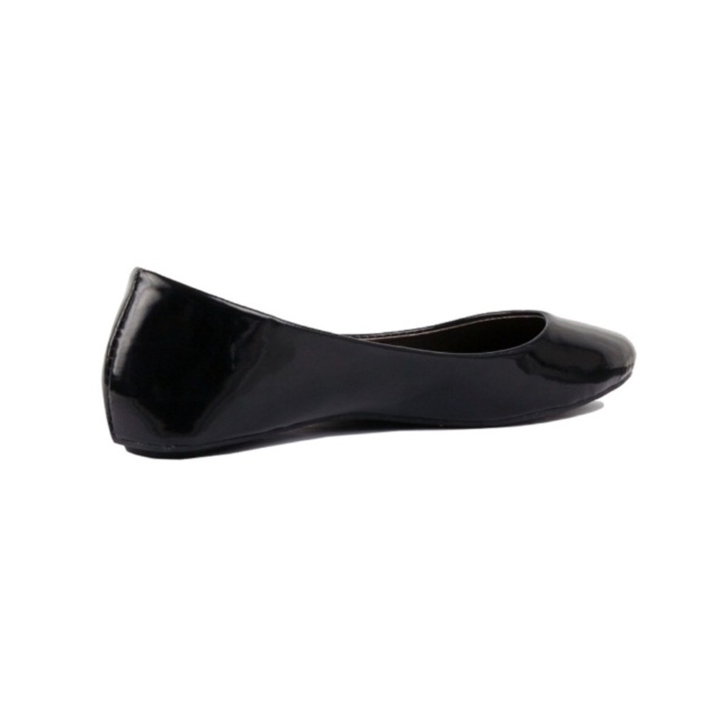 🌼 Classic Round Toe Ballet Flats Black Patent - Picture 6 of 6